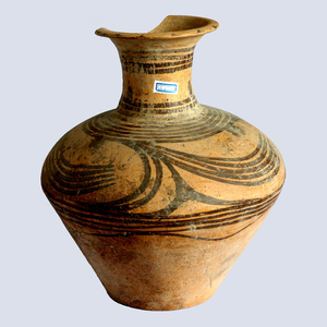 弧线纹彩陶瓶 &nbsp;&nbsp;&nbsp;仰韶文化